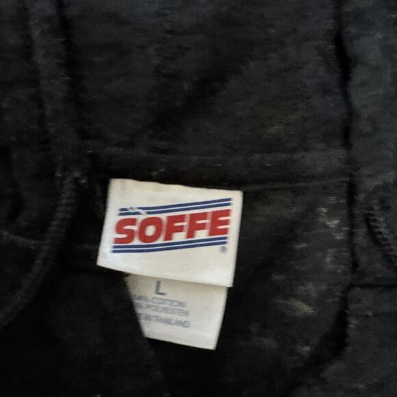 Soffe Sheer Bunout Long Sleeve Women's Size Large Black Athletic Shirt - Picture 3 of 12